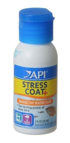 Stress Coat 30ml Aloe Vera Cura Acuario Pecera Peces