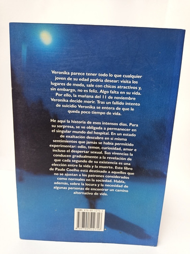 Veronika Decide Morir Paulo Coelho. Grijalbo. (Usado)