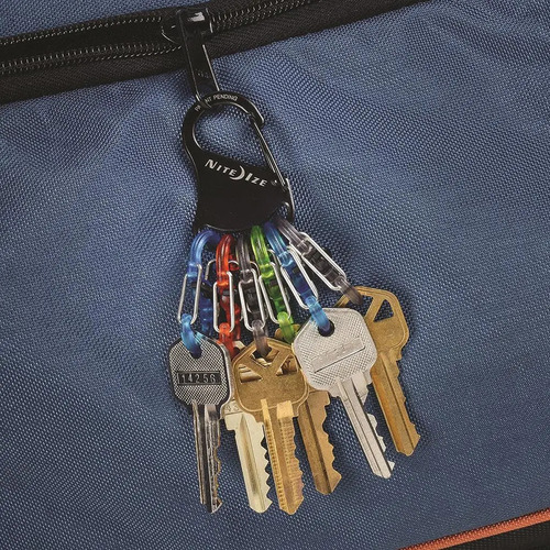 Llavero Keyrack Locker® S-biner® Plastic Clips Traslucidos