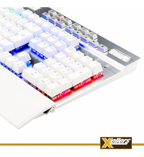 Teclado Gamer Redragon Yama K550 Blanco Mecanico Xellers 2