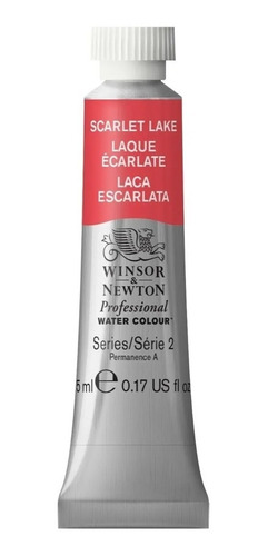 Acuarela Profesional Winsor And Newton Laca Escarlata 603