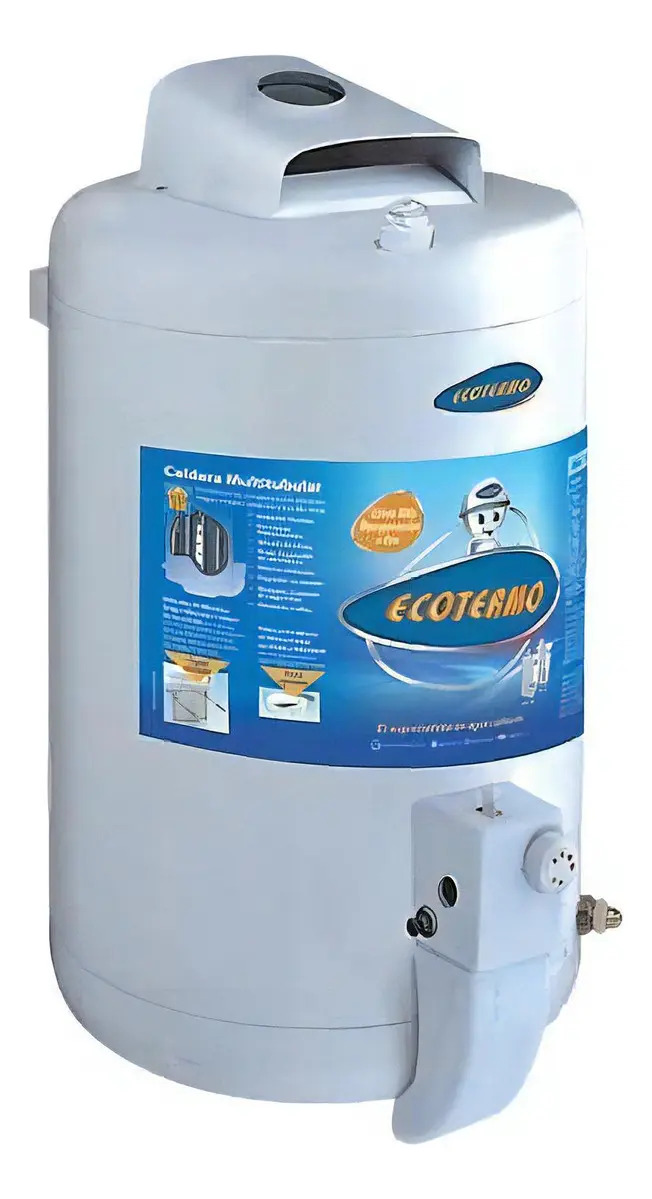 Termotanque a gas natural Ecotermo alta recuperación 23L piezoeléctrico