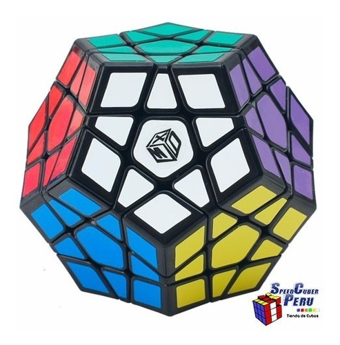 Megaminx Qiyi Galaxy  Concave Negro Cubo Mágico De Rubik