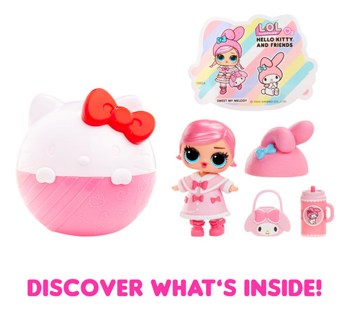 ¡sorpresa De Toy L.o.l.! Loves Hello Kitty And Friends W/ 8