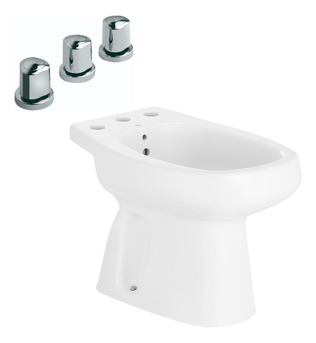 Combo Completo Bidet Roca Mónaco + Grifería Peirano Dique