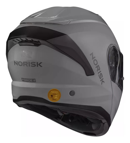 Capacete Articulado Norisk Force2 Oculos Interno Spoiler Cor Nardo - Cinza Brilho Desenho Force 2 Tamanho Do Capacete 58