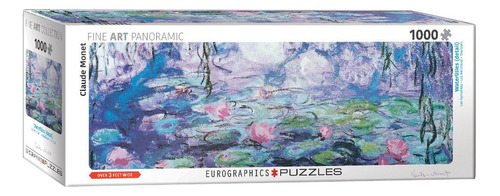 Nenufares Lirios Monet Panorama Rompecabezas 1k Eurographics