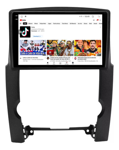 Multimidia Kia Sorento 09/12 9p Android Carplay 4/64gb + Ré