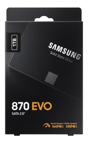 Samsung Ssd 870 Evo 1tb Ssd Disco Sólido Sata Iii 2.5