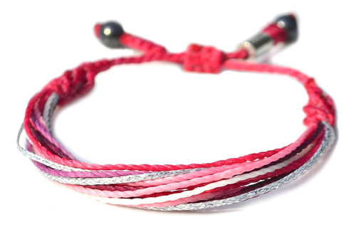 Pulsera Rosa Púrpura Plateada Niñas Jóvenes  Regalo ...