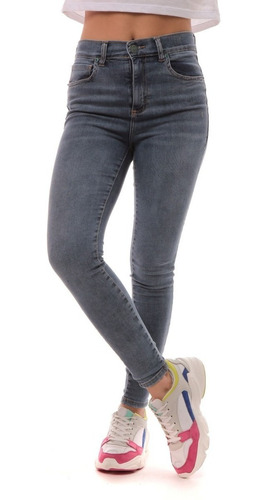 Imagen 1 de 4 de Pantalon Jean Chupin Mayra Laser | Vov Jeans (9243)