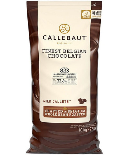 Chocolate Belga P/ Derretir Callebaut Leche 10kg