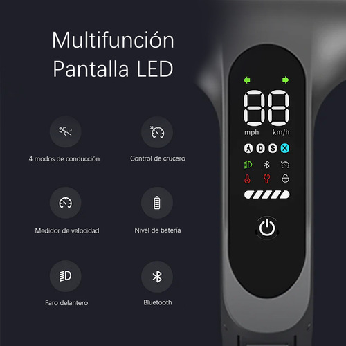 Yadea Scooter Eléctrico Motor De 1000w 25km/h Autonomía 55km