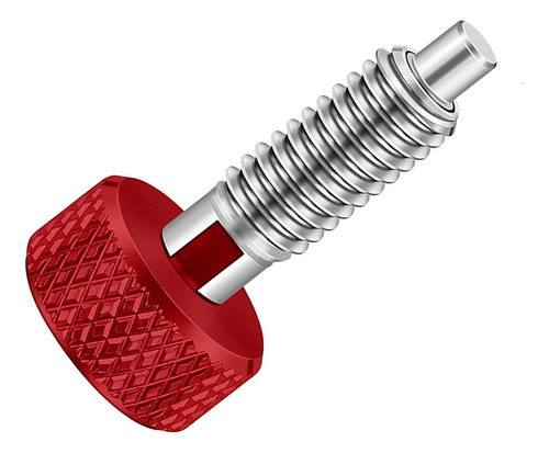 Mbolo De Resorte Retráctil Manual Con Mango Estriado Rojo