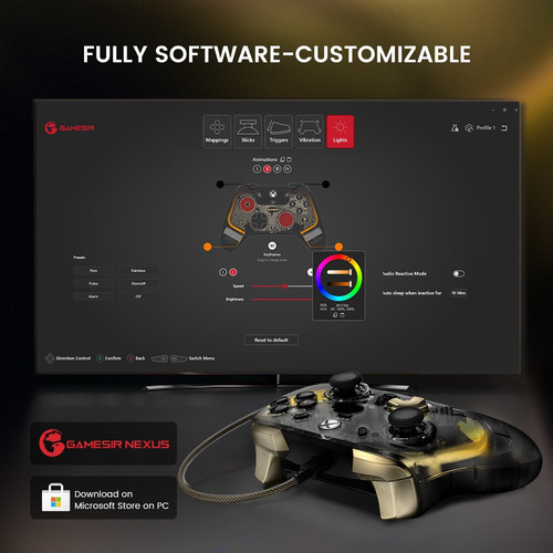 Joystick Gamesir Kaleid Flux Para Xbox, Pc E Steam