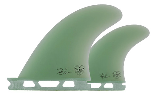 Quilla Flying Diamonds Tj Side Fins - Futures 4.0 - Clear - 