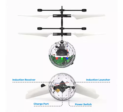 Comprar Niños divertidos iluminación LED Sensor de obstáculos bola voladora  Drone helicóptero juguete