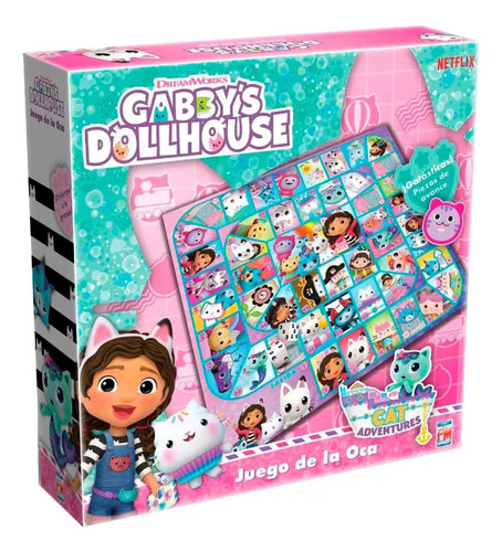 Gabbys Dollhouse Juego De La Oca Juego De Mesa