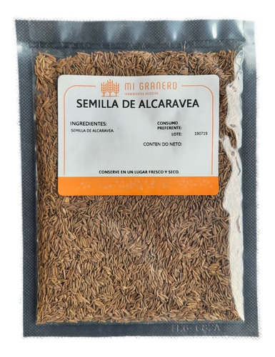 Semilla De Alcaravea Entera Granel 500 G