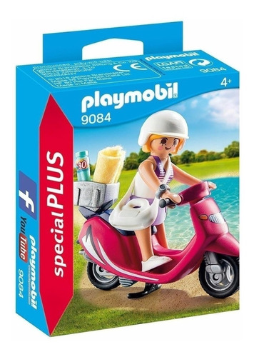 Playmobil Special Plus 9084 - Mujer Con Scooter -  Intek