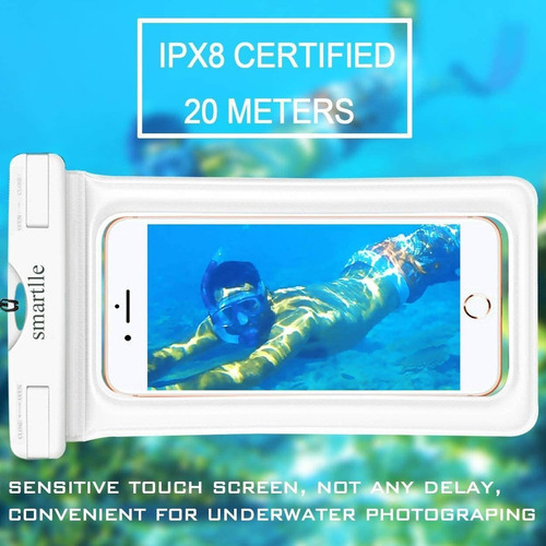 Imagen 3 de 6 de Funda Impermeable Smartlle Universal Para Teléfono Movil X2u