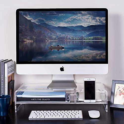 Soporte Vertical De Acrílico Para Monitor, Ancho De 20 , So