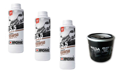 Kit Filtro Aceite Wega + Ipone Tnt 300 600 Benelli  El Tala