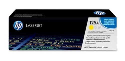 Toner Hp Cp1215 Cp1312 Cp1515 125a Yellow Amarelo Original