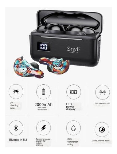Auriculares Bluetooth Intrauditivos Hifi Deep Sea Sound