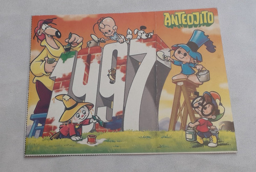 Postal Fiestas Año Nuevo Coleccion ** Anteojito ** 1996/7