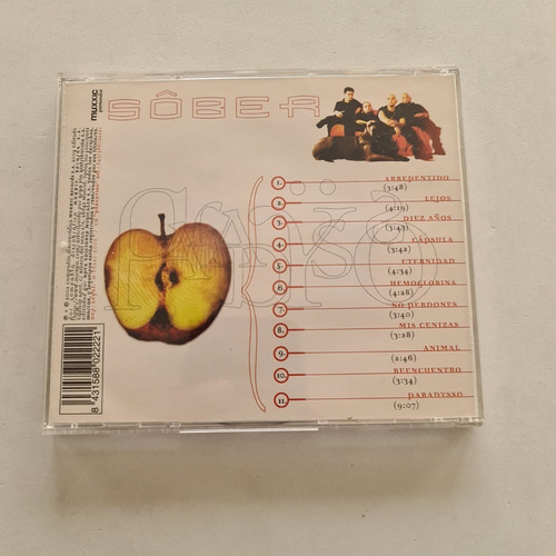 Sober Paradysso Cd Excelente Hard Rock Alternativo Español