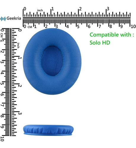 Almohadillas Para Auriculares Beats Solohd, Azul/1 Par