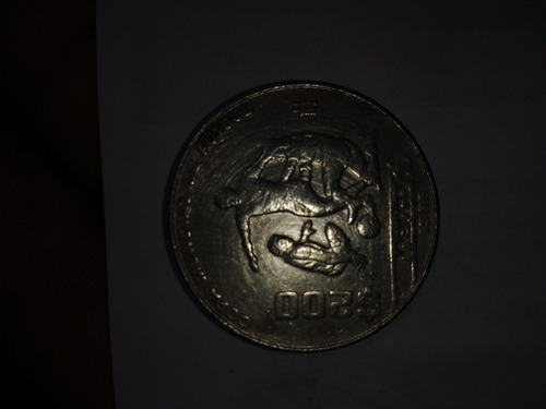 Moneda De 200$ De La Copa Mundial De 1986 México 