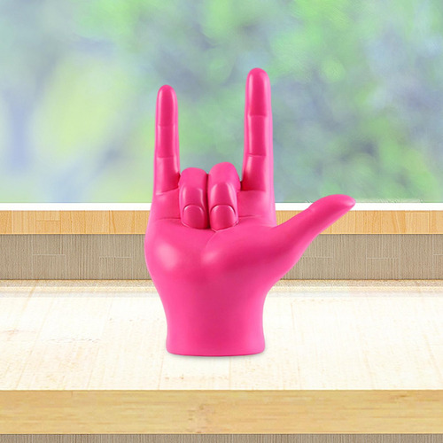 2 Estatueta De Gesto De Dedo, Escultura De Mão De