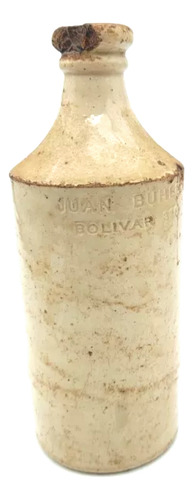 Botella Porron Gres Cerveza Juan Buhler (c/u) - Bar Pulperia (Usado)