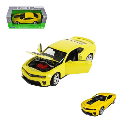 Auto Chevrolet Camaro Zli Coleccion Die Cast Metal Welly 