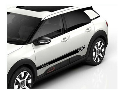 Vinilo Auto Calco Franjas Laterales Citroen C4 Cactus Ploteo