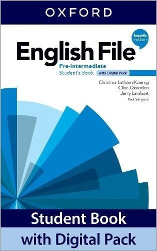 English File Pre Intermediate 4th edition Students Book  with Digital Pack- Oxford