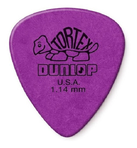 418b1.14(36) Puas Dunlop Tortex Standard 1.14 Morado 36pz