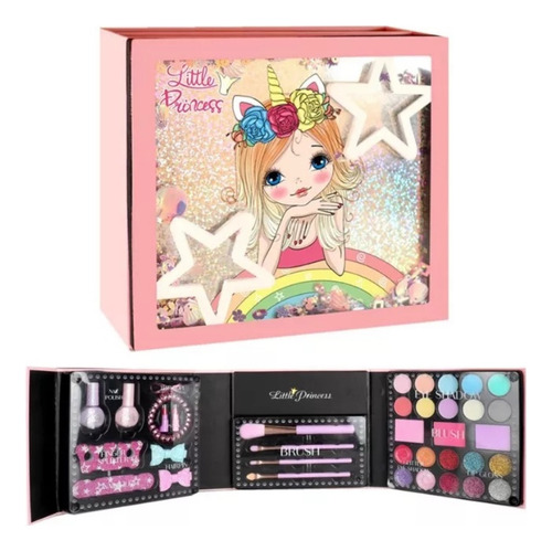 Kit De Juguetes Maquillaje Para Niñas Cosmético Manicura