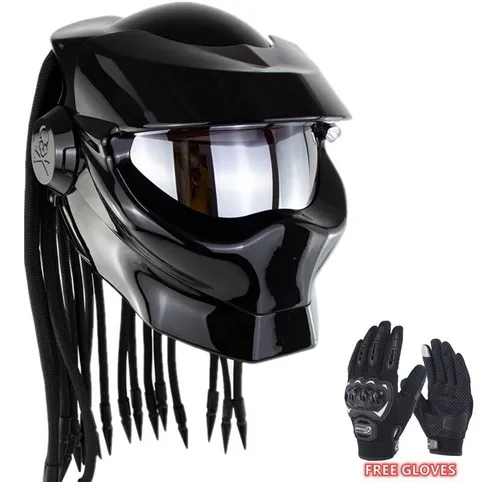 Depredador casco de moto new arrivals