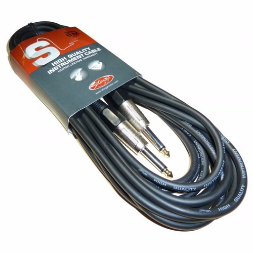 Cable Plug-plug 6 Mtrs Stagg Sgc6dl Standard 6mm-