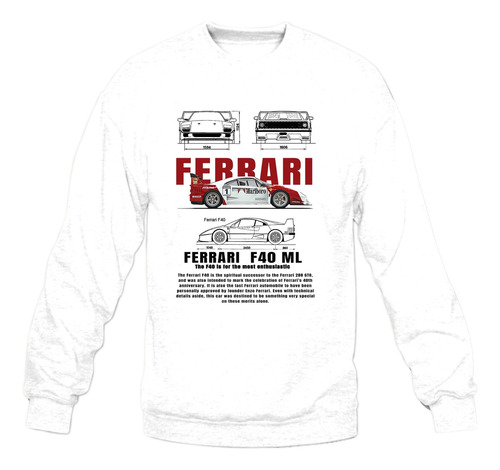 Buzo Ferrari F40 Memoestampados