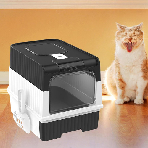 Arenero Cerrado Con Bandeja Sanitaria Para Gatos- Baño Xxl