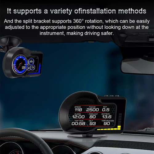 Sistema De Velocímetro Dual, Gps, Pantalla Frontal Digital P