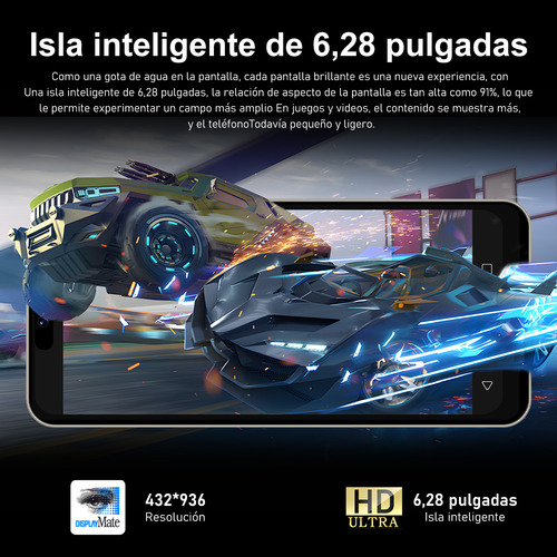 Android Celulares 3g I16 Pro Max 6.26 Pulgadas Barato Ram2gb Y Rom16gb Gris