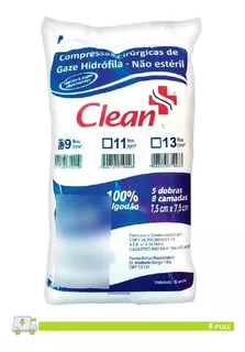 Clean 13 Fios compressas de gazes pacote curativo