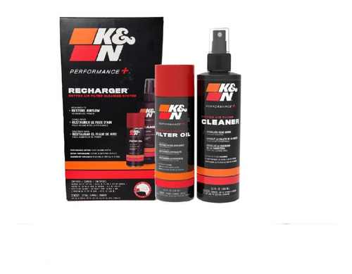 K&n Recharger Kit 99-5000 Limpiador Filtro De Aire Y Aceite
