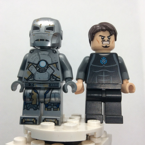 Lego Marvel Iron Man Mark 1 Y Tony Stark Original Nuevo