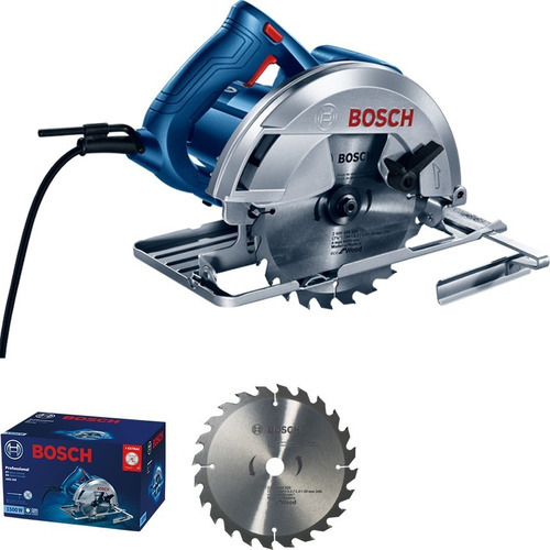 Imagen 2 de 7 de Sierra circular eléctrica Bosch Professional GKS 150 184mm 1500W azul 220V